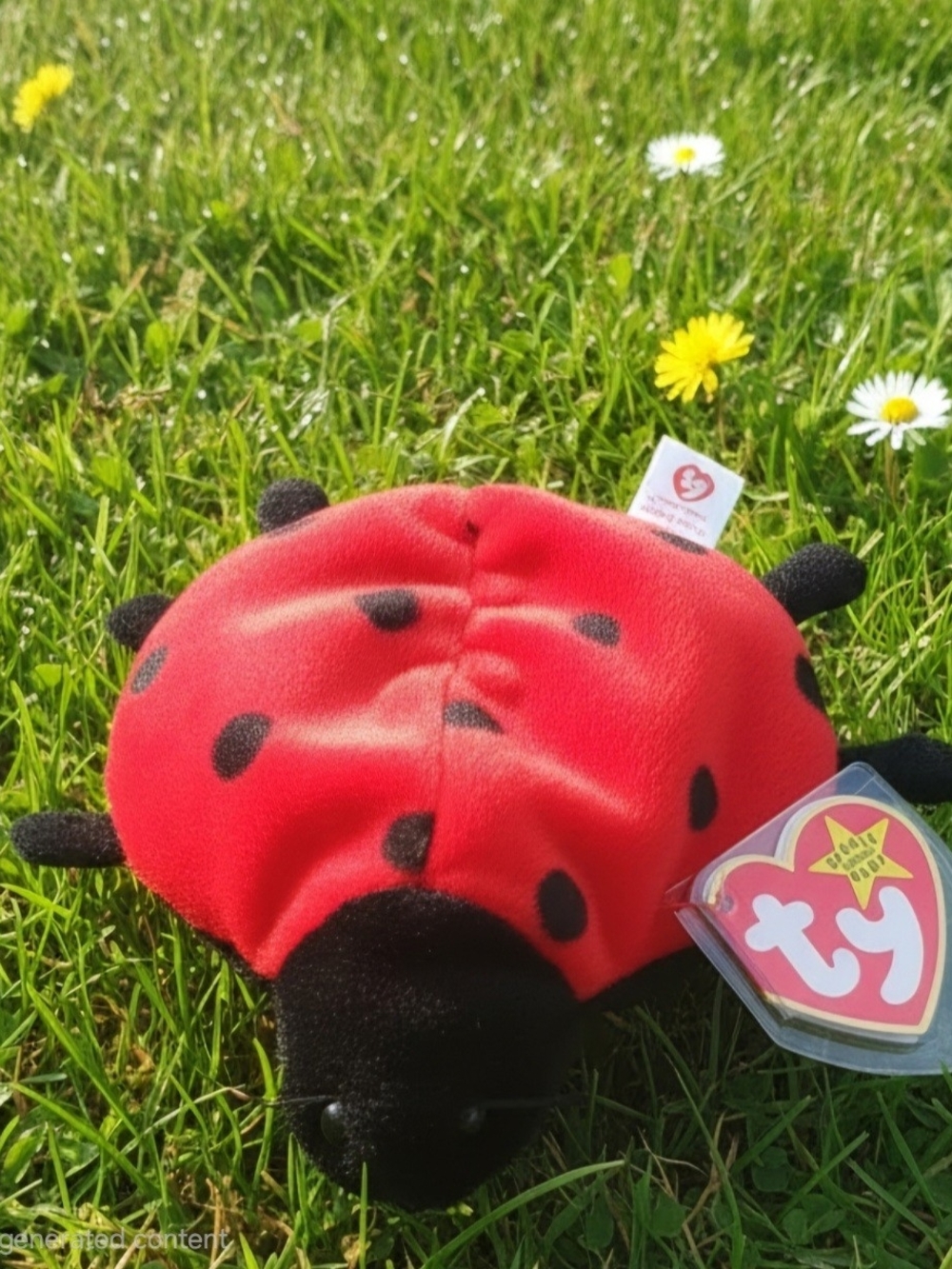 TY Beanie Babies "Lucky" Date Error No Stamp - Picture 2 of 7
